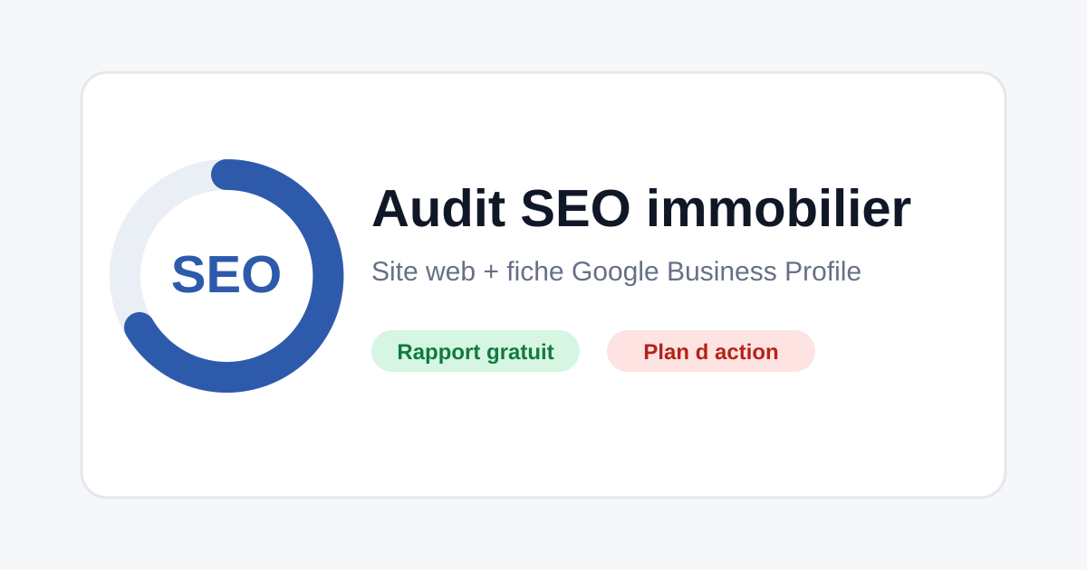 Apercu du rapport Audit SEO